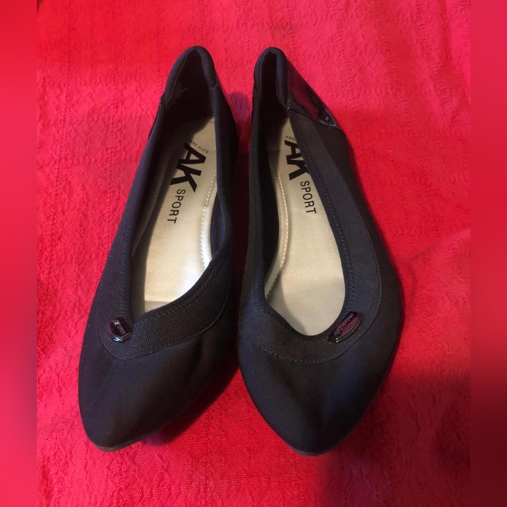 Anne Klein Black Loafers